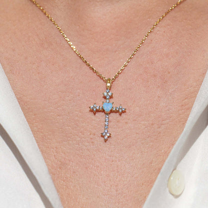 Cross My Heart Necklace