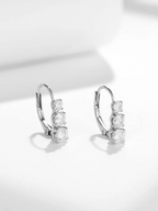 Bria Moissanite Hoops