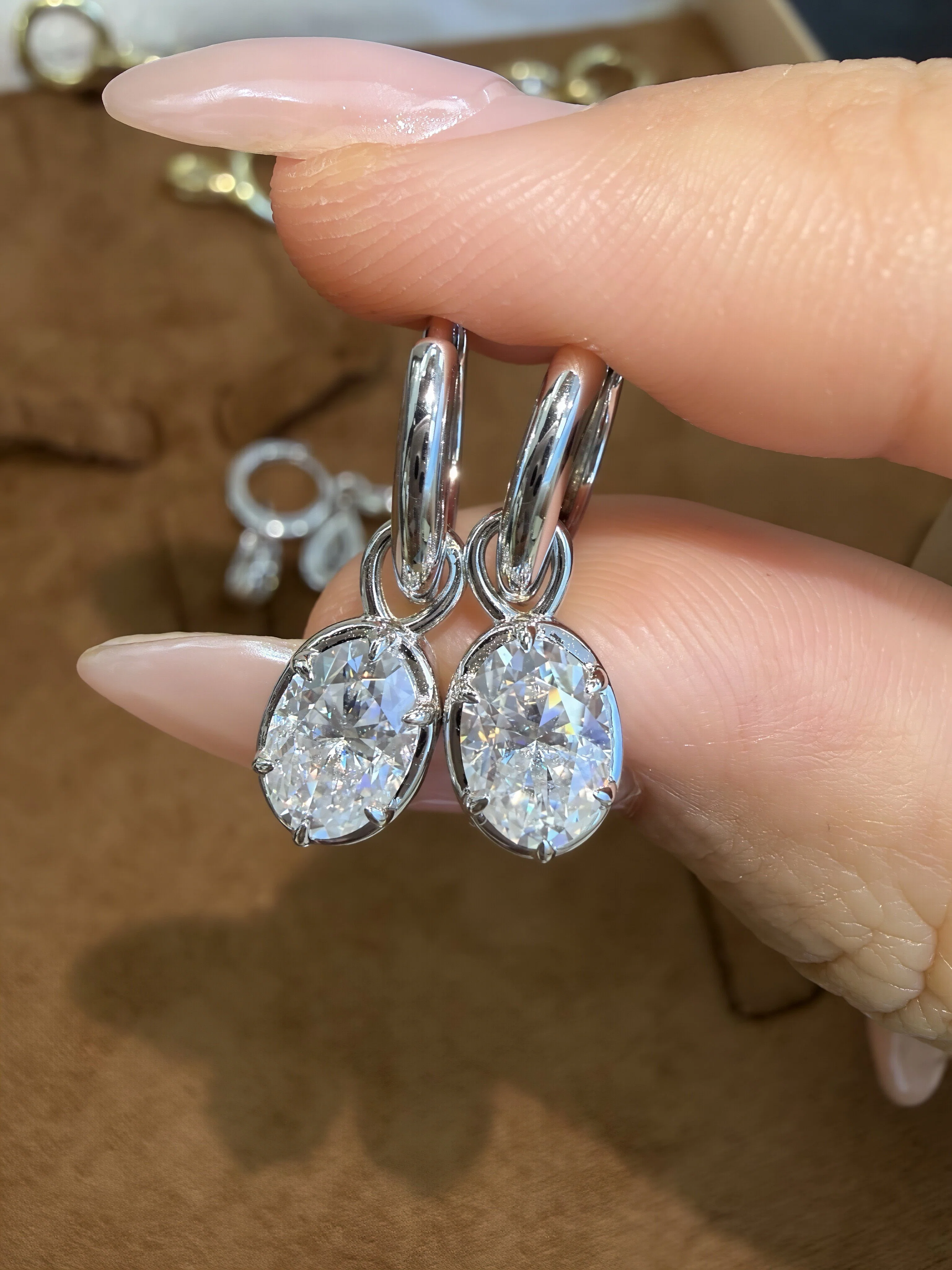Inara Moissanite Earrings