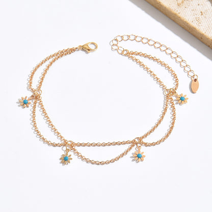 Sky Petals Anklet