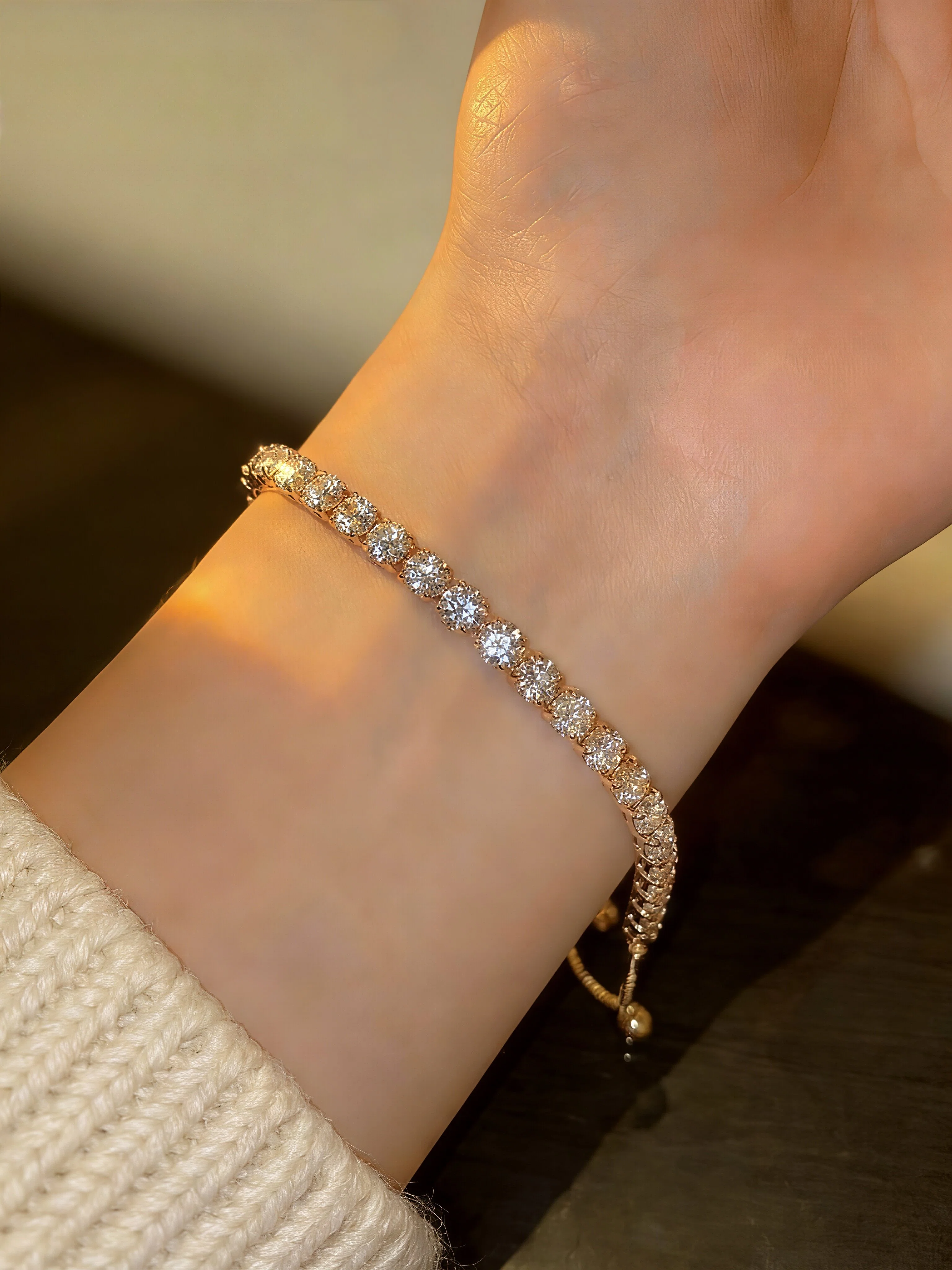 Jasmine Moissanite Bracelet