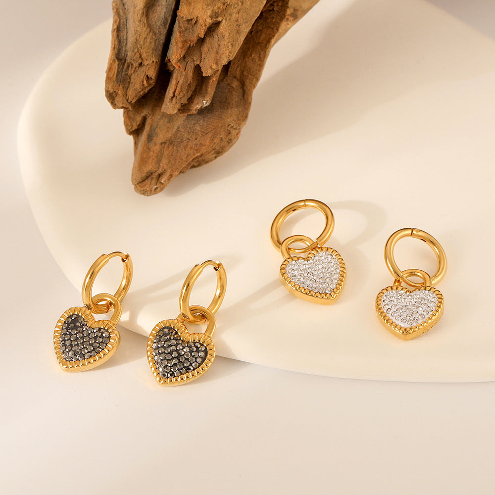 Sparkling Heartbeat Earrings