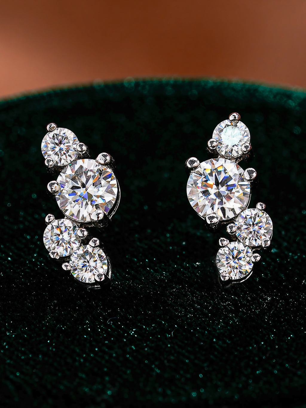 Collide Moissanite Studs