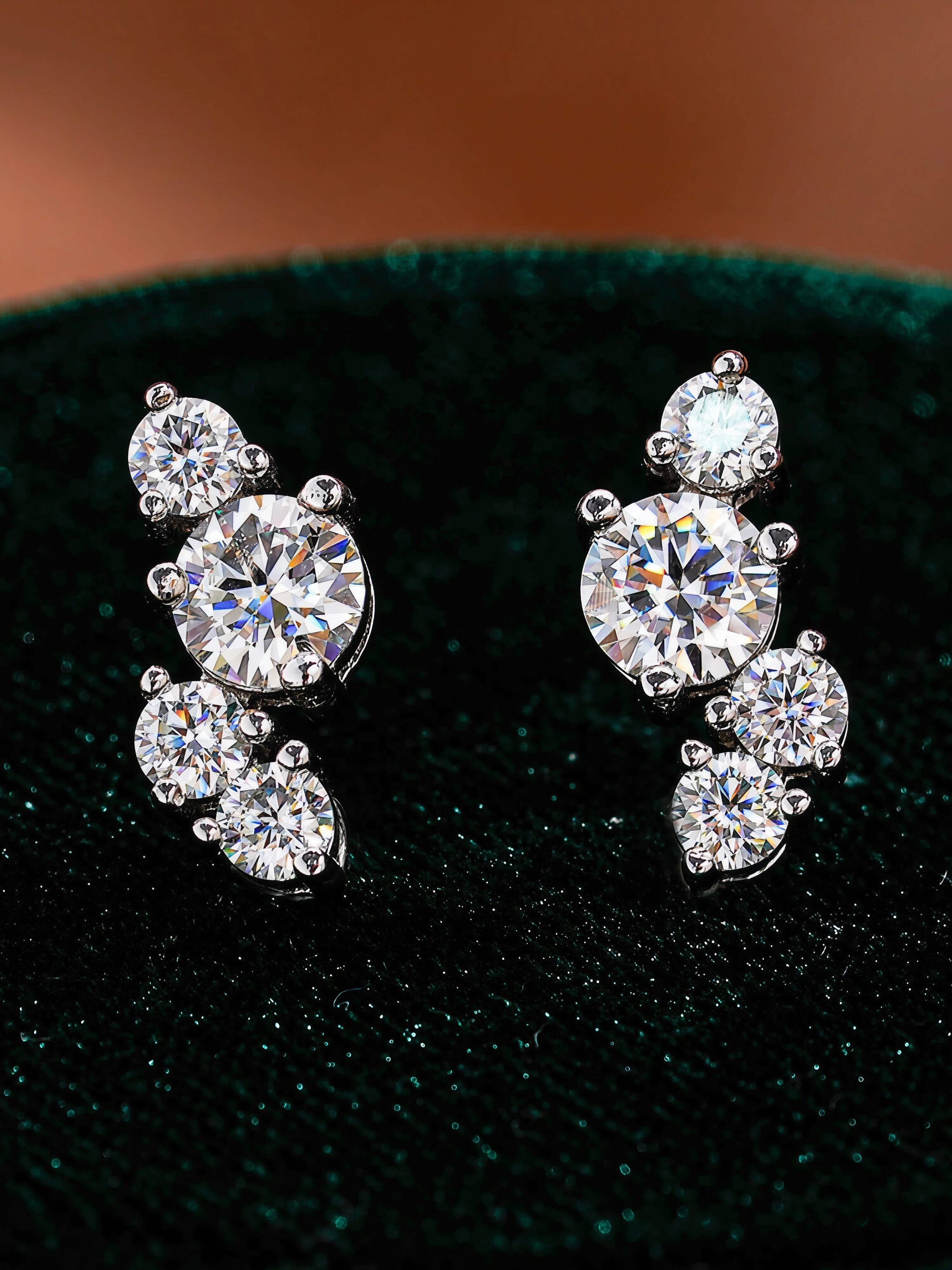 Collide Moissanite Studs