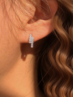 Maëlle Moissanite Hoops