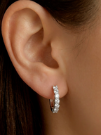 Dehors Moissanite Hoops