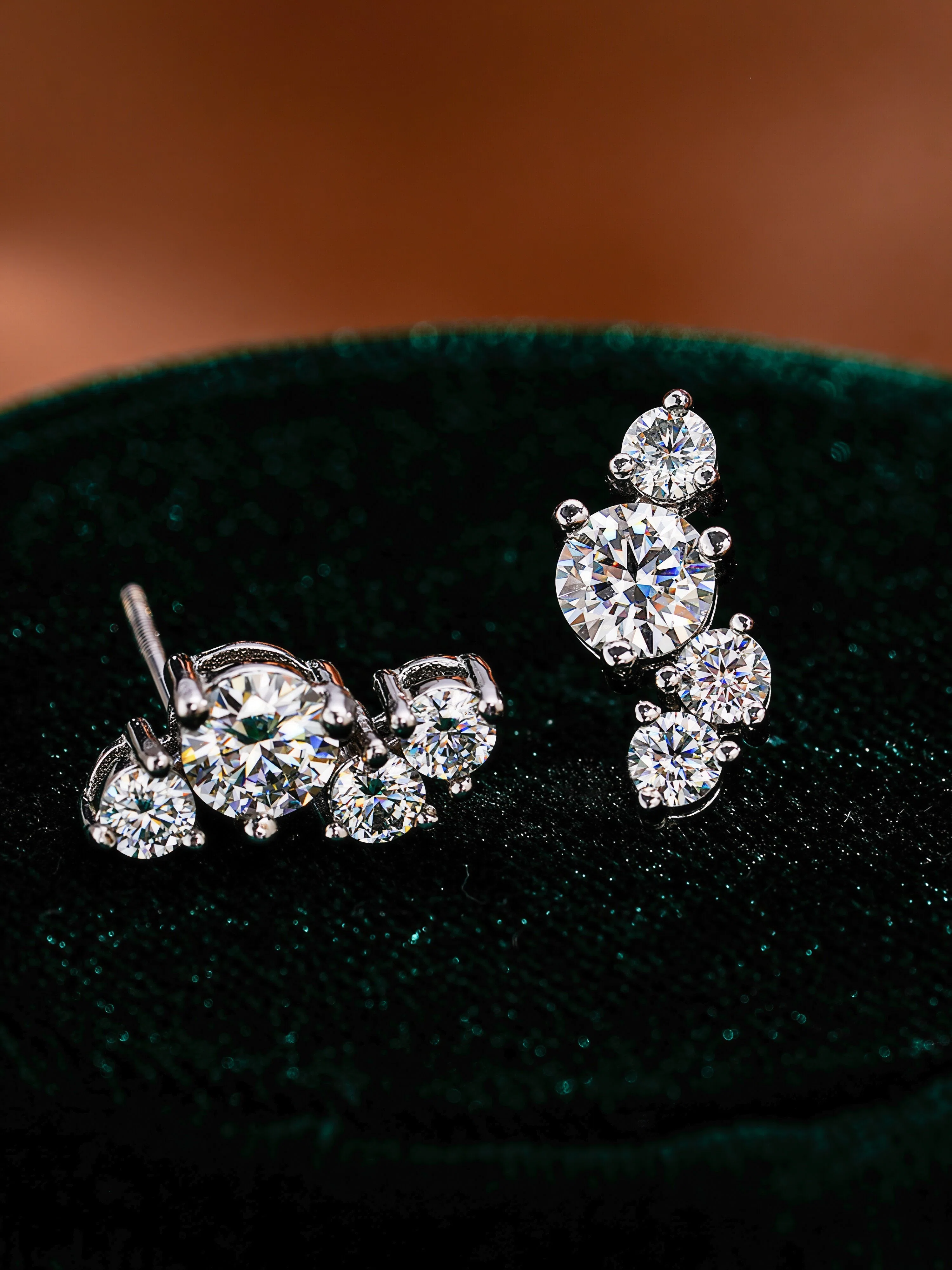 Collide Moissanite Studs