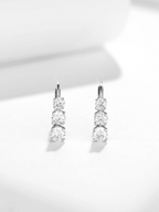 Bria Moissanite Hoops