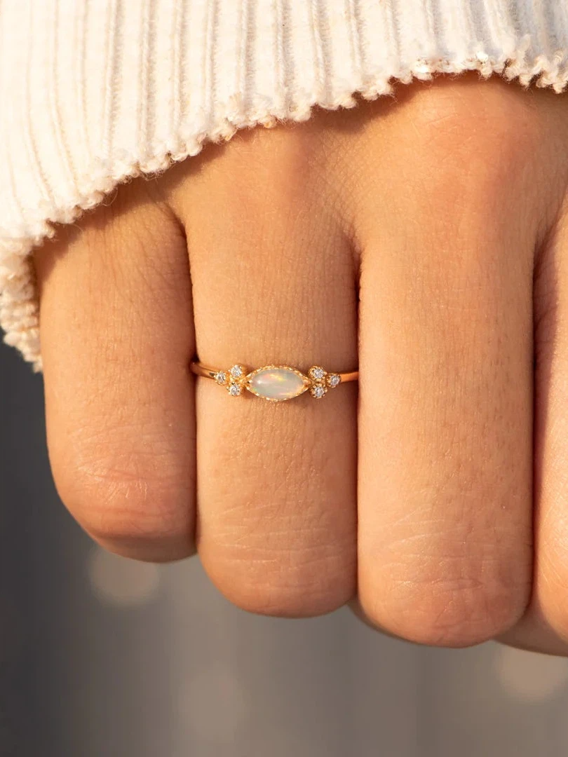 Golden Pause Ring
