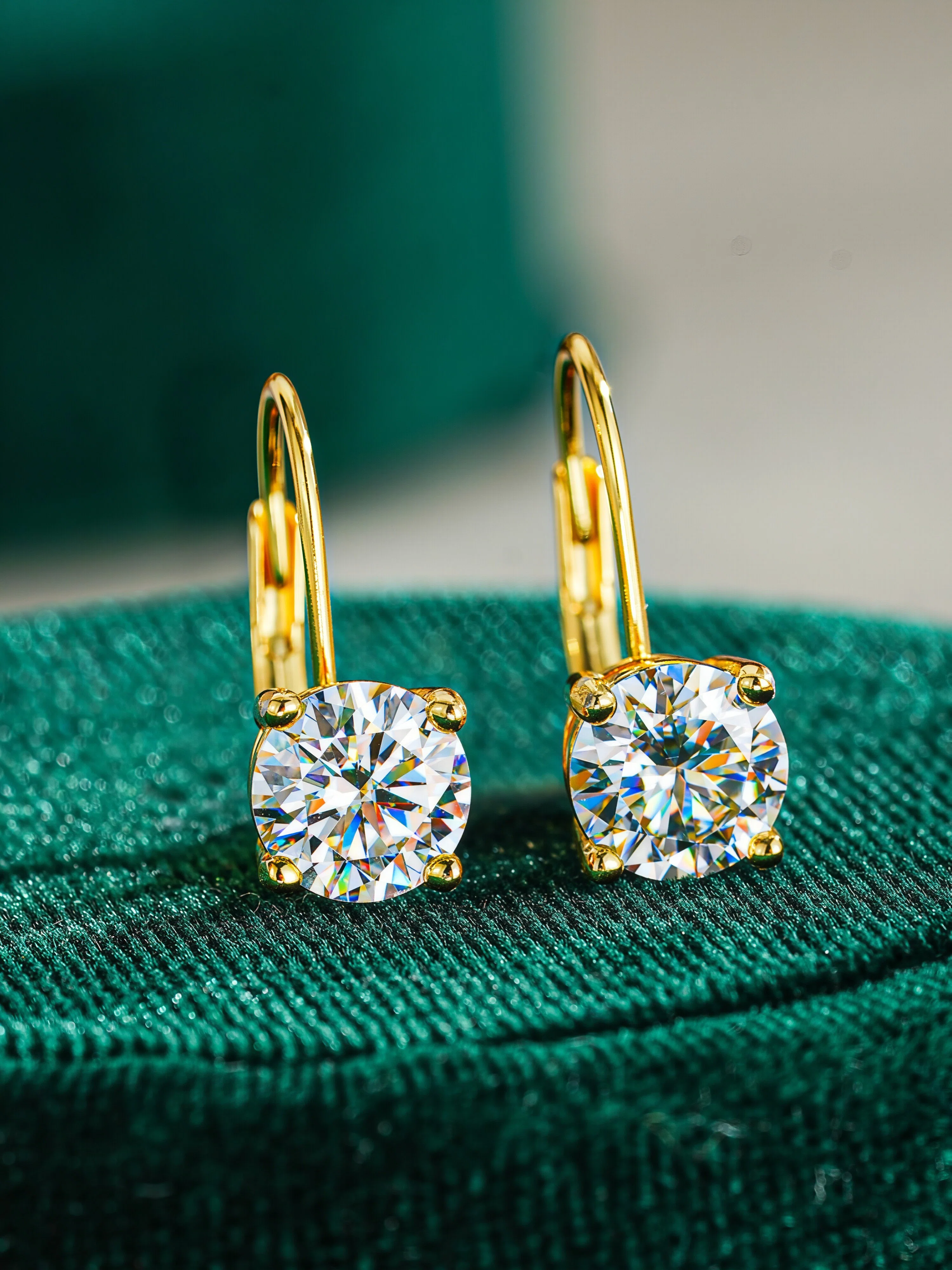 Desire Moissanite Hoops