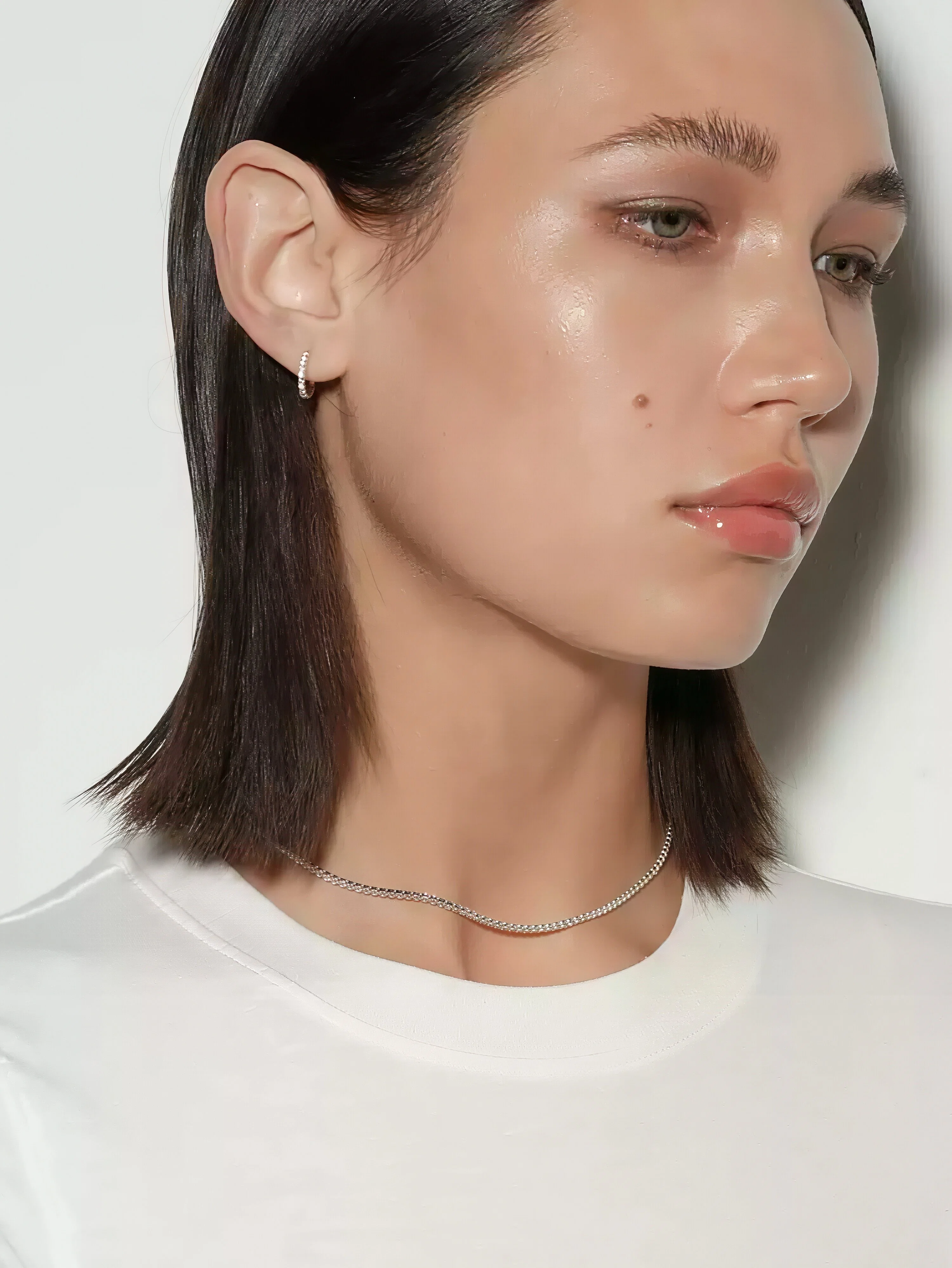 Promises Moissanite Hoops
