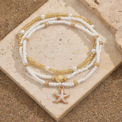 Beach Club Anklet Set