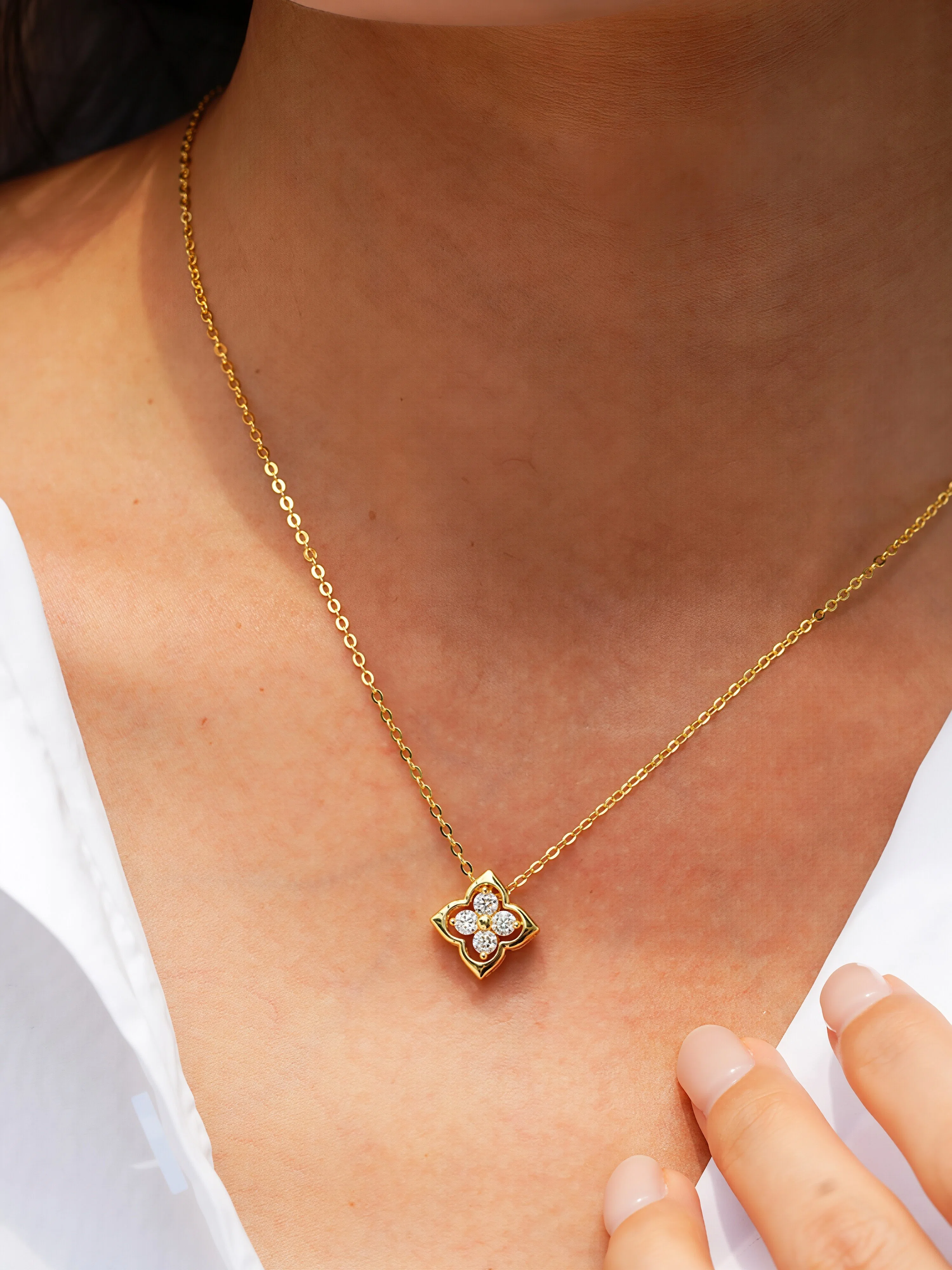 Triumph Moissanite Necklace