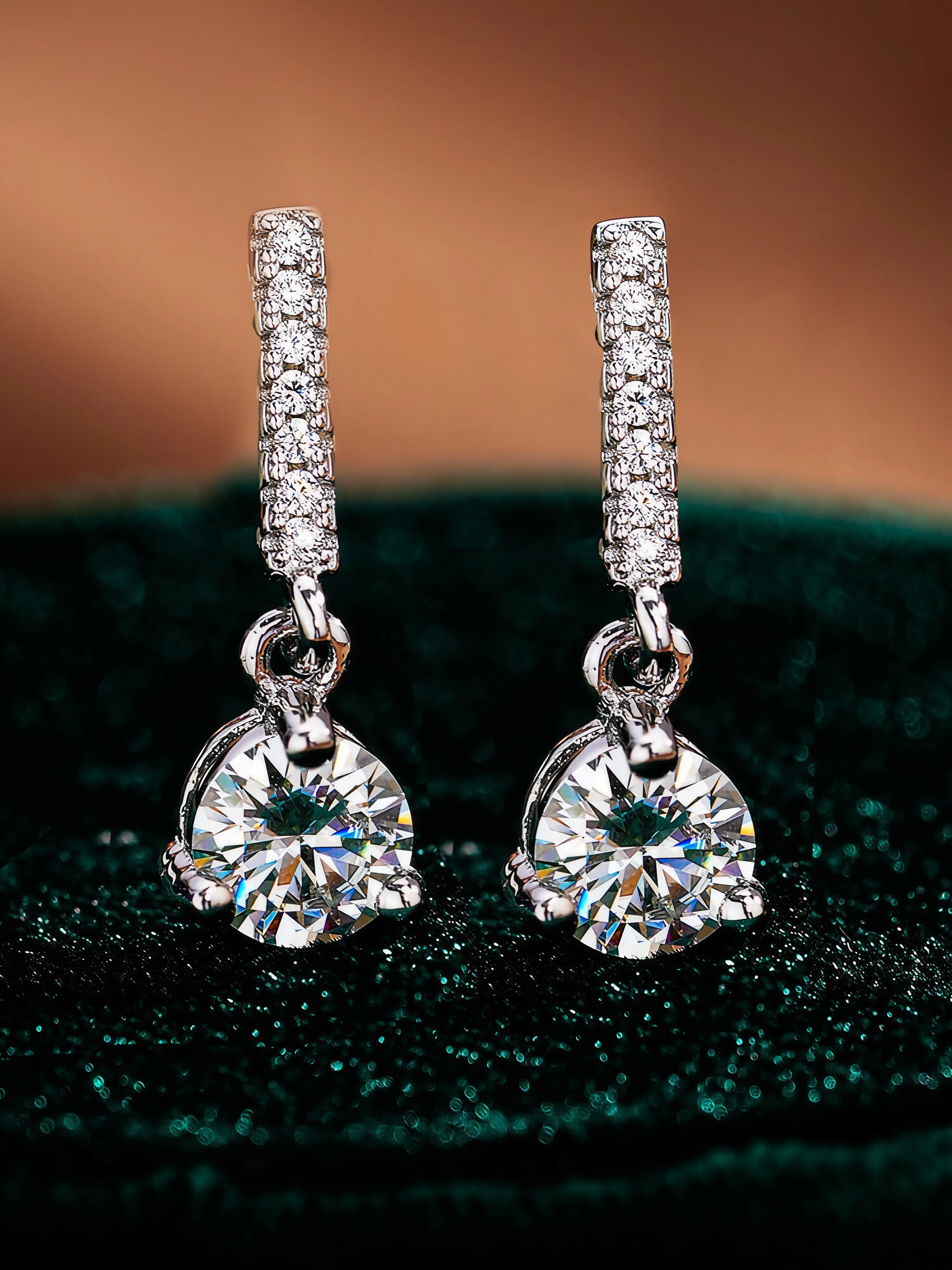 Bella Moissanite Earrings