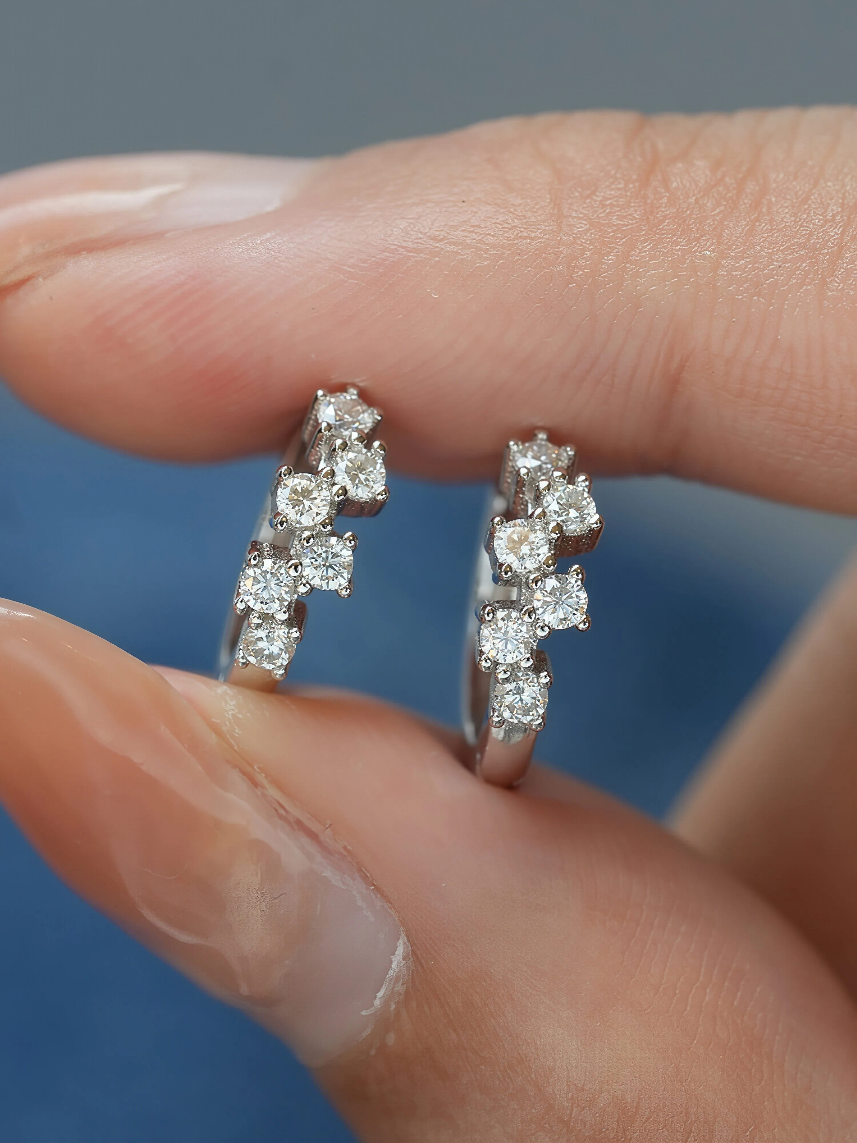 Loyalty Moissanite Hoops