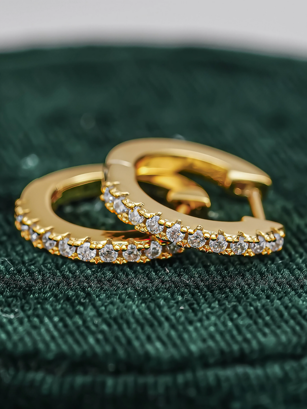 Promises Moissanite Hoops
