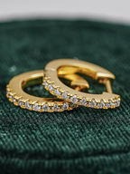 Promises Moissanite Hoops