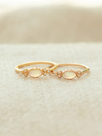 Golden Pause Ring