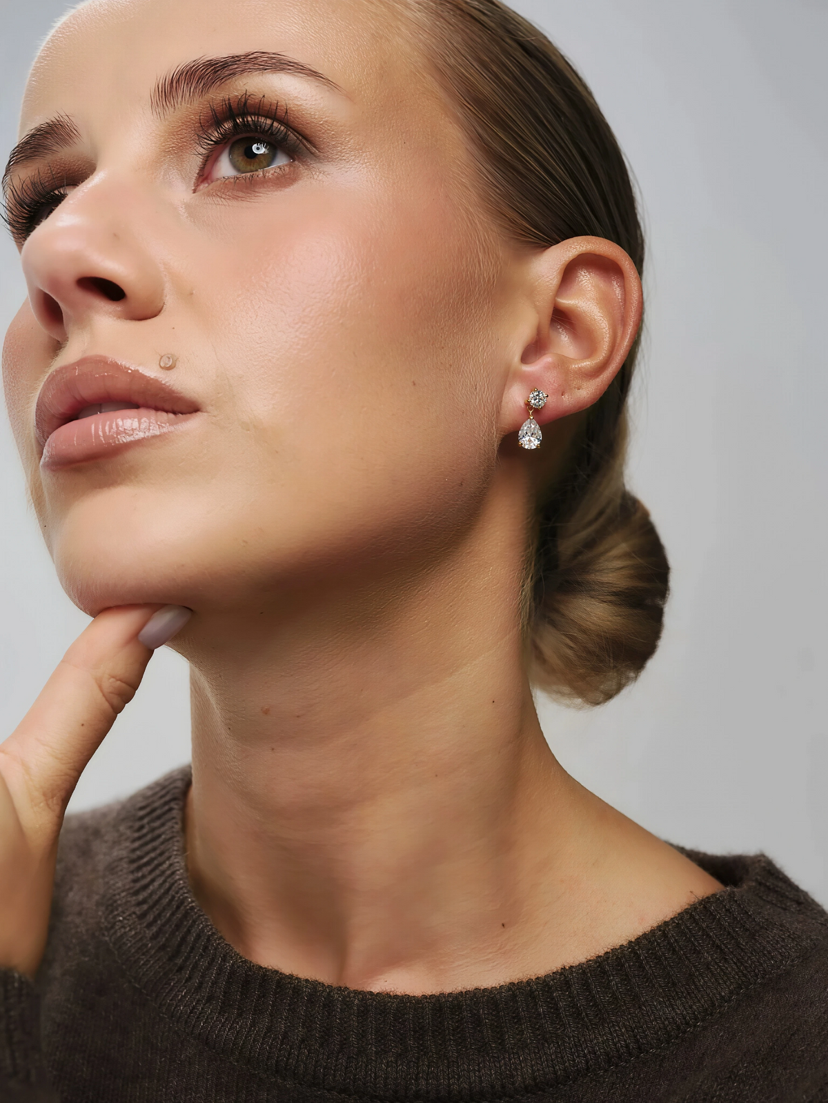 Lola Moissanite Drop Earrings