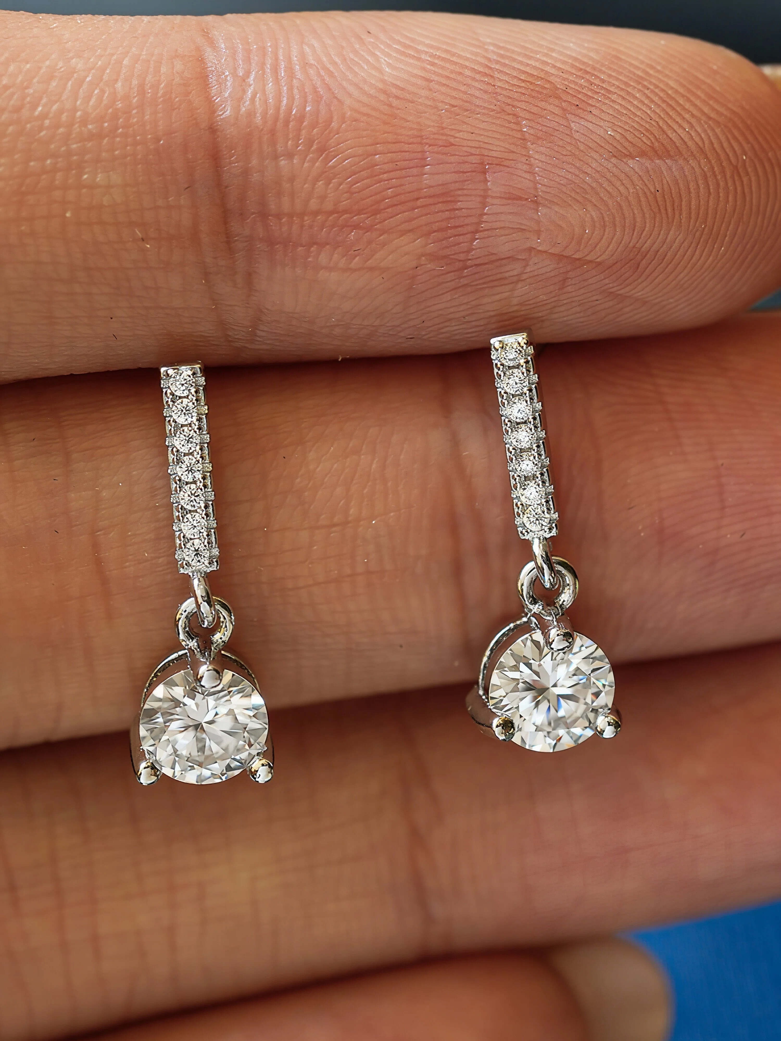 Bella Moissanite Earrings