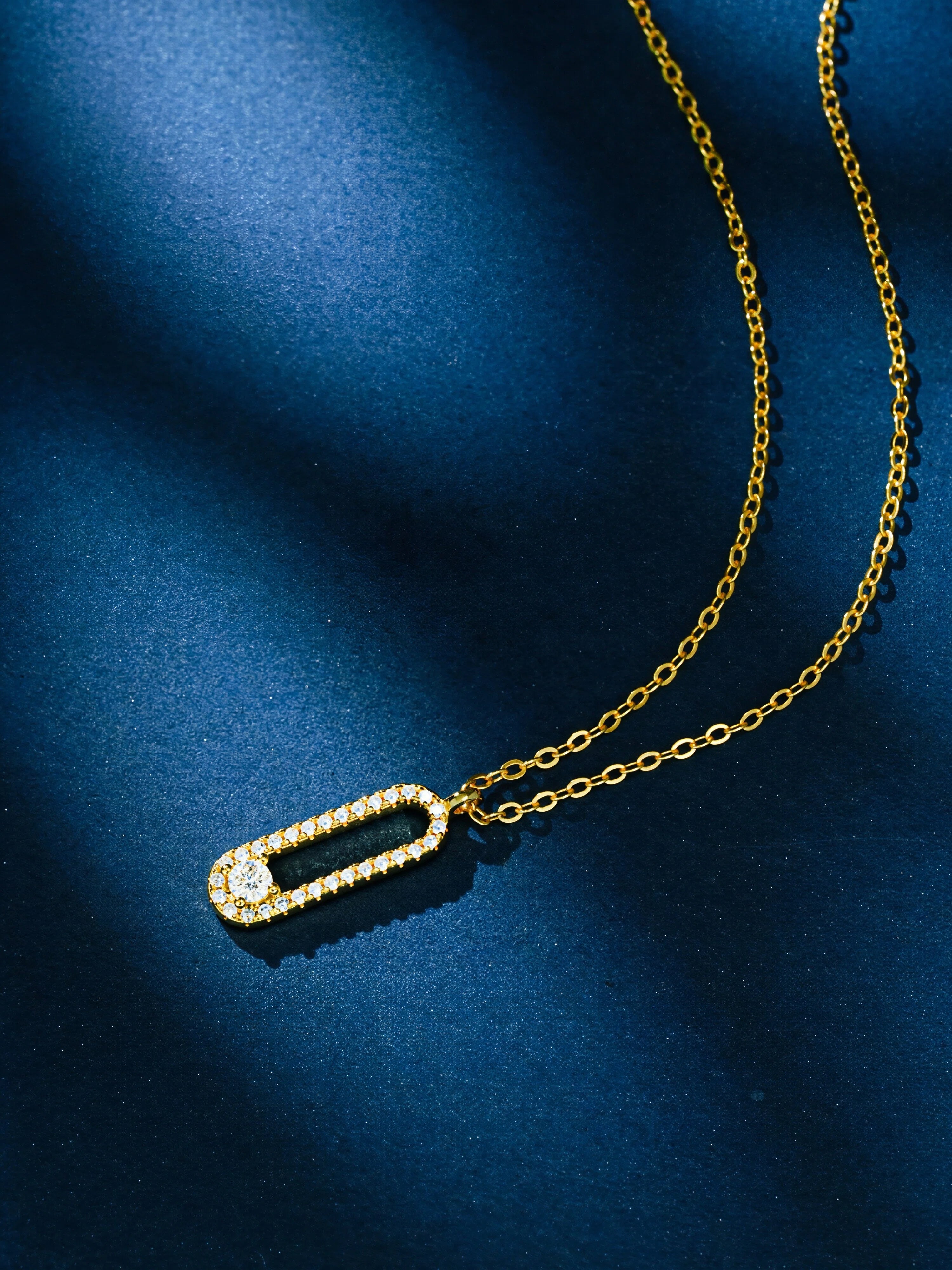 Luna Moissanite Necklacce