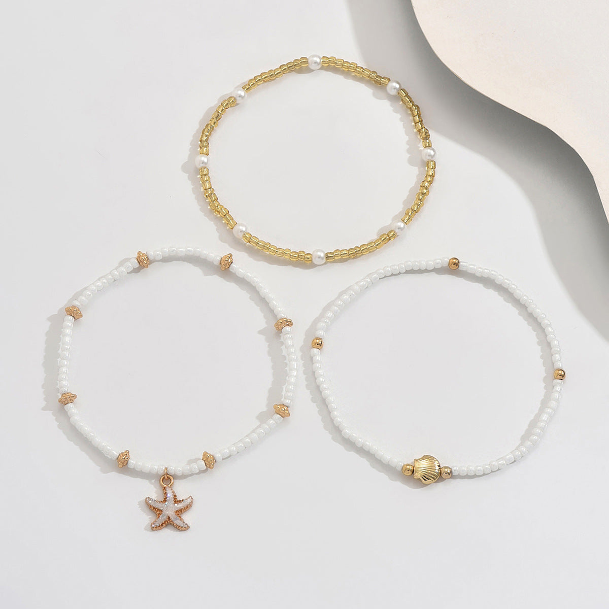 Beach Club Anklet Set