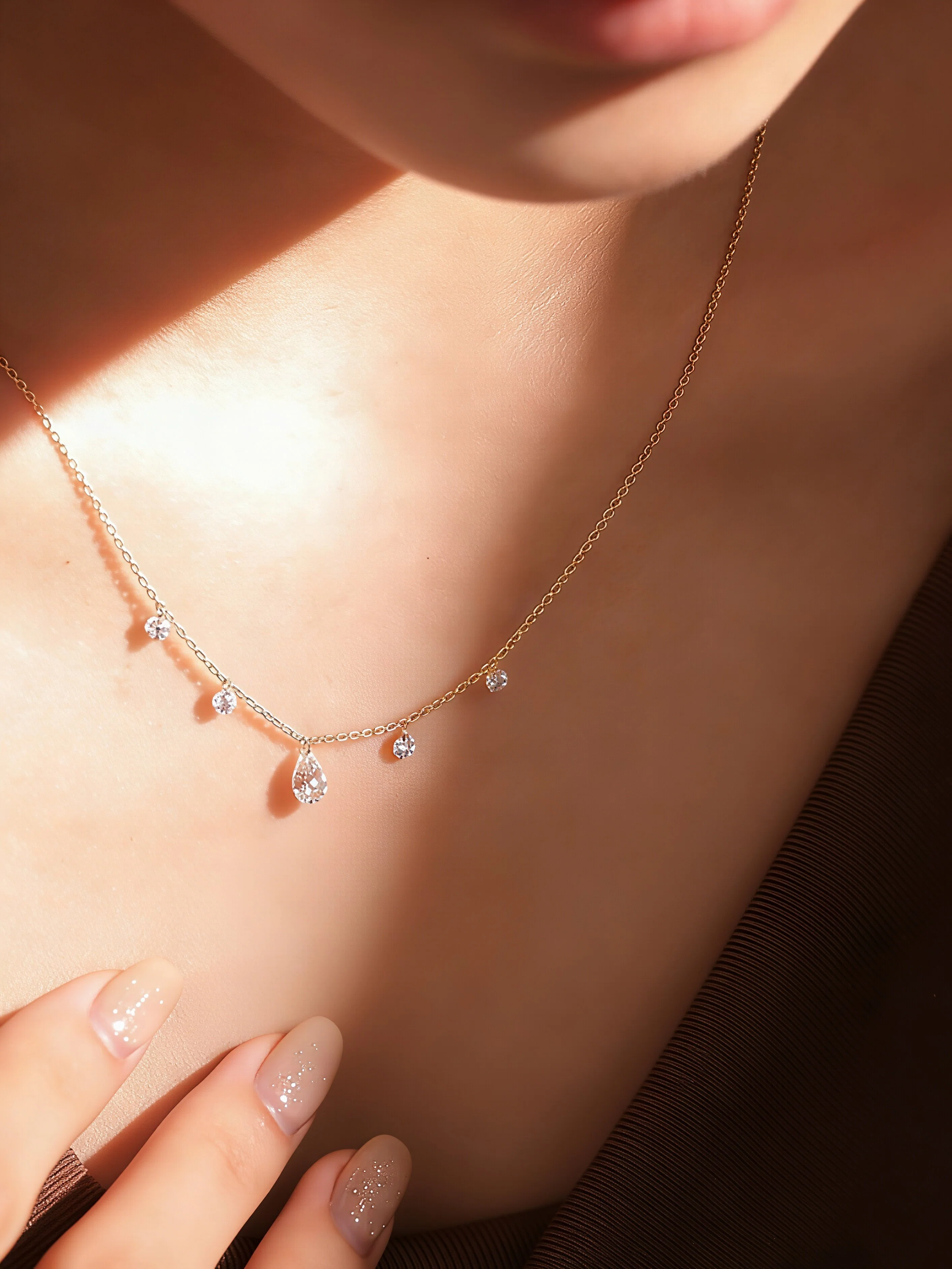 Anastasia Moissanite Necklace