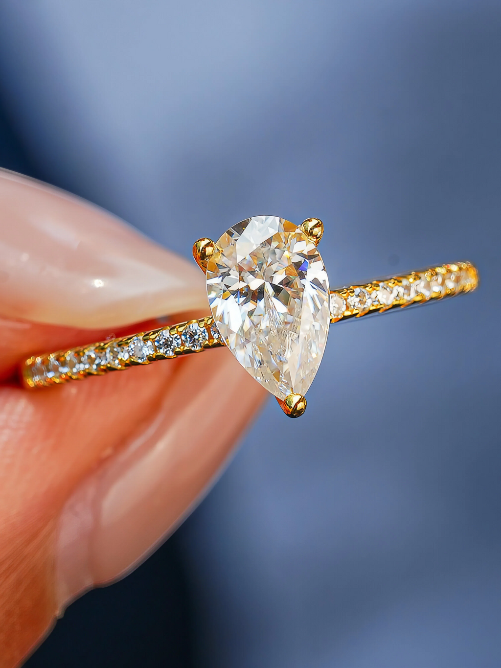 Jane Moissanite Ring