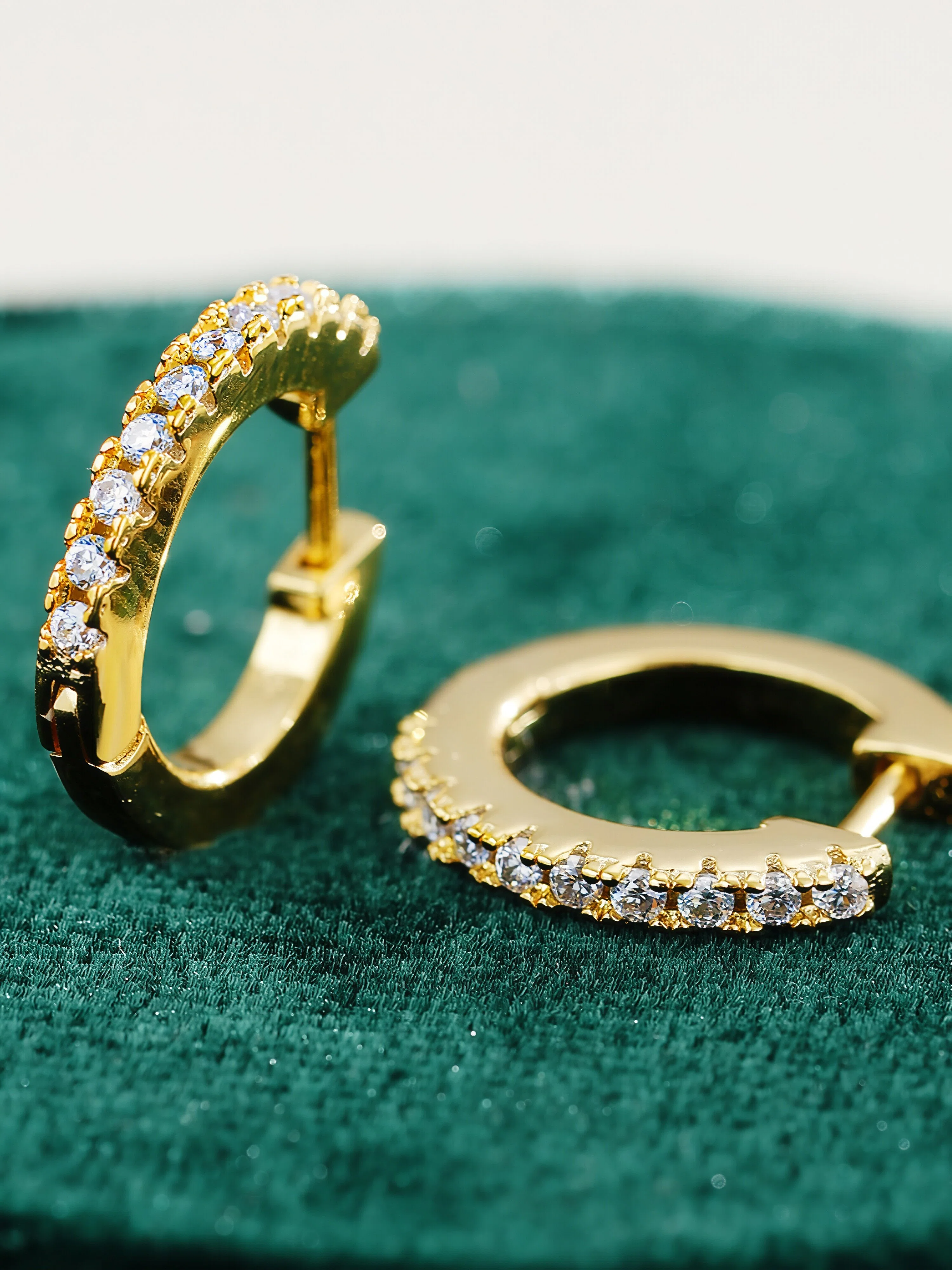 Promises Moissanite Hoops