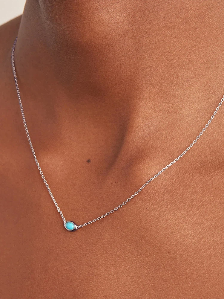 Blue Signal Necklace