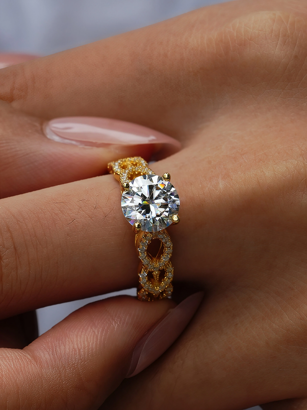 Victoria Moissanite Ring