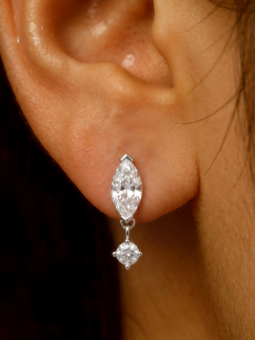 Diana Moissanite Earrings