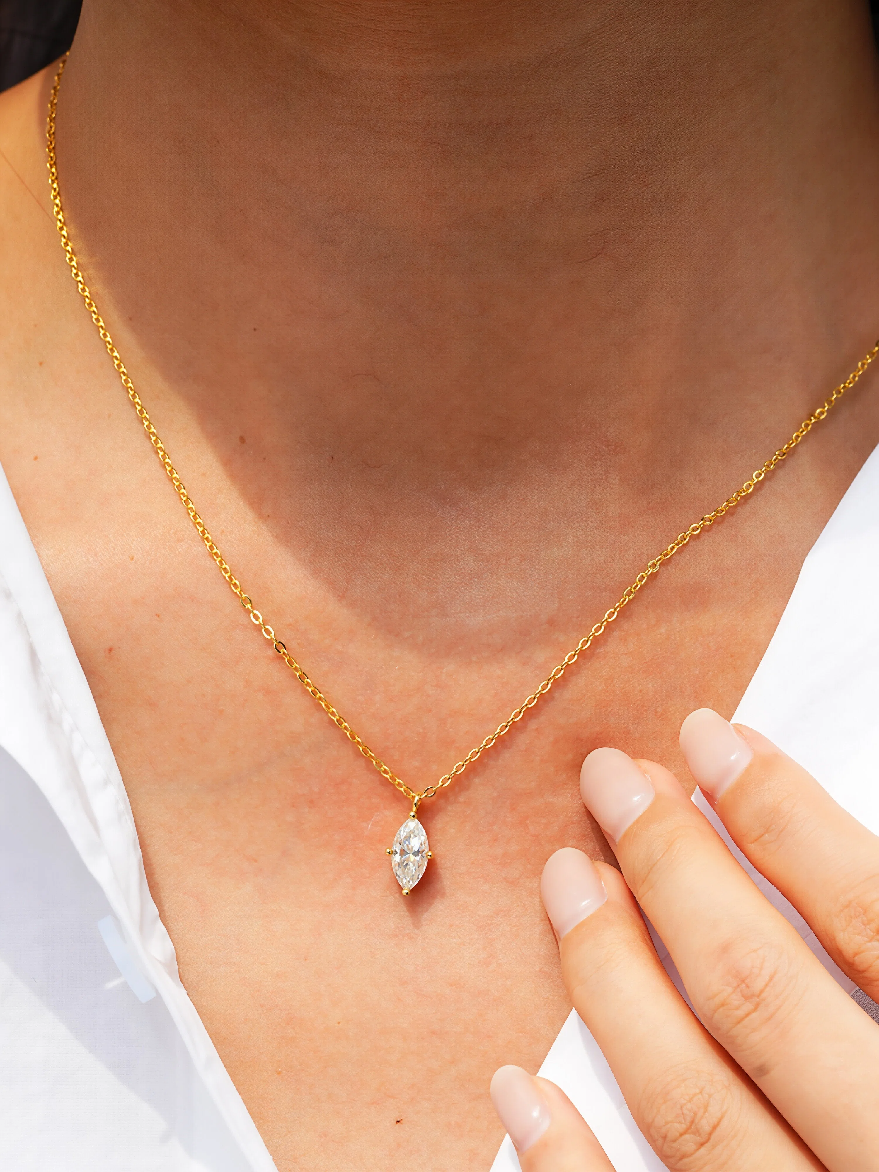 Diana Moissanite Necklace