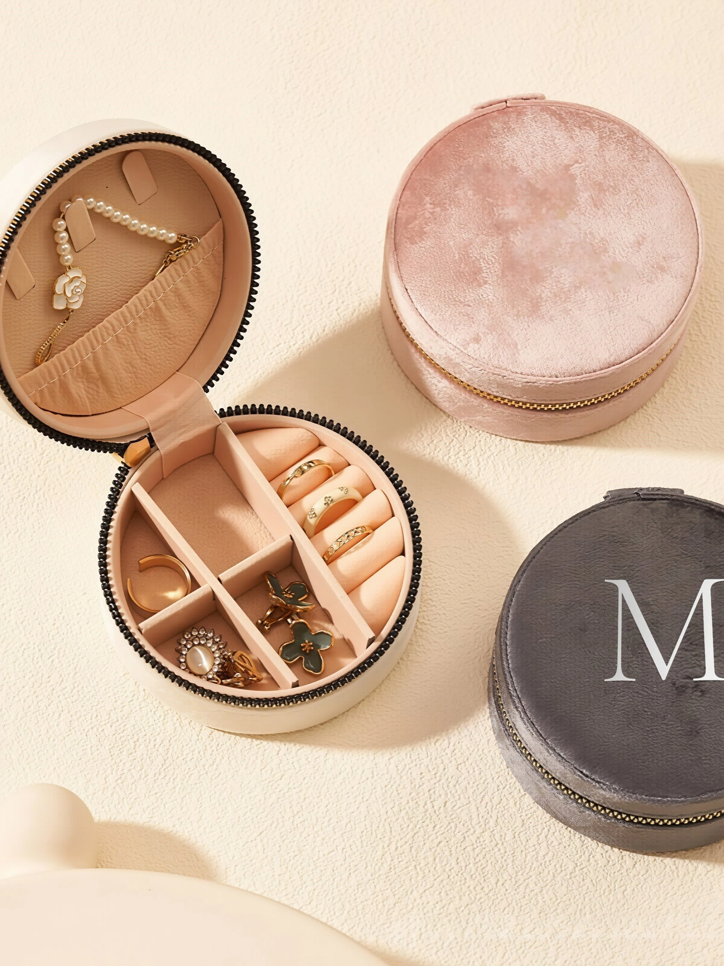 Personalized Velvet Jewelry Box