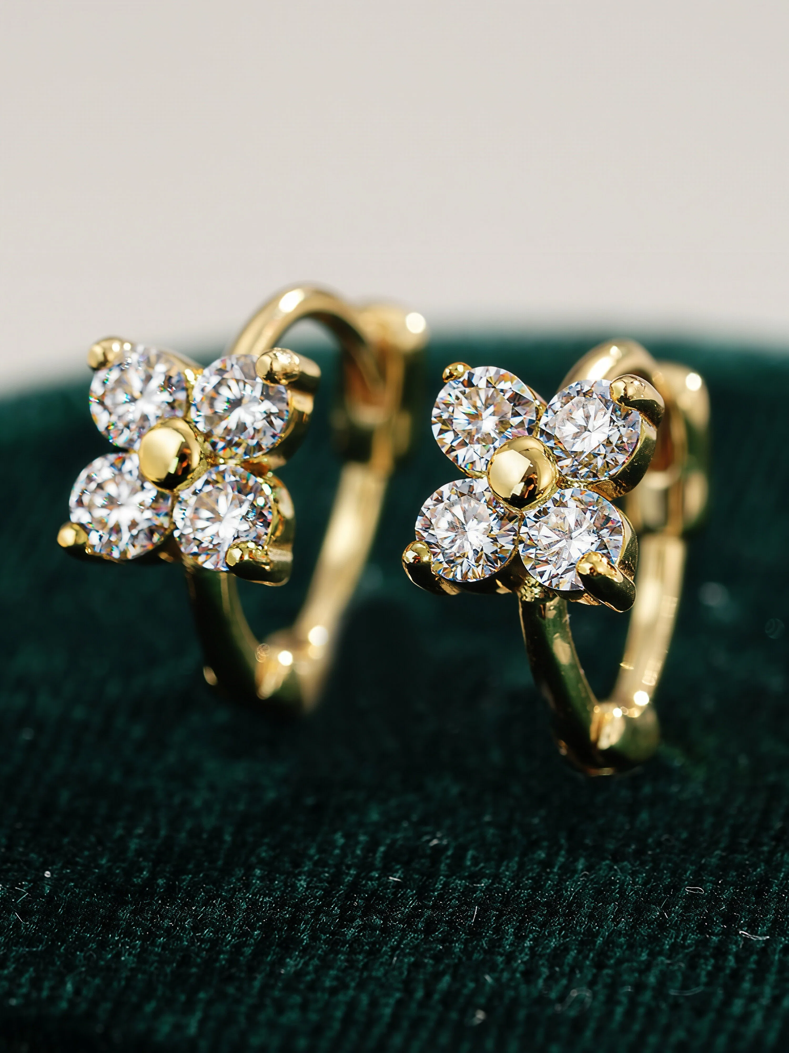 Miss Fortune Moissanite Hoops