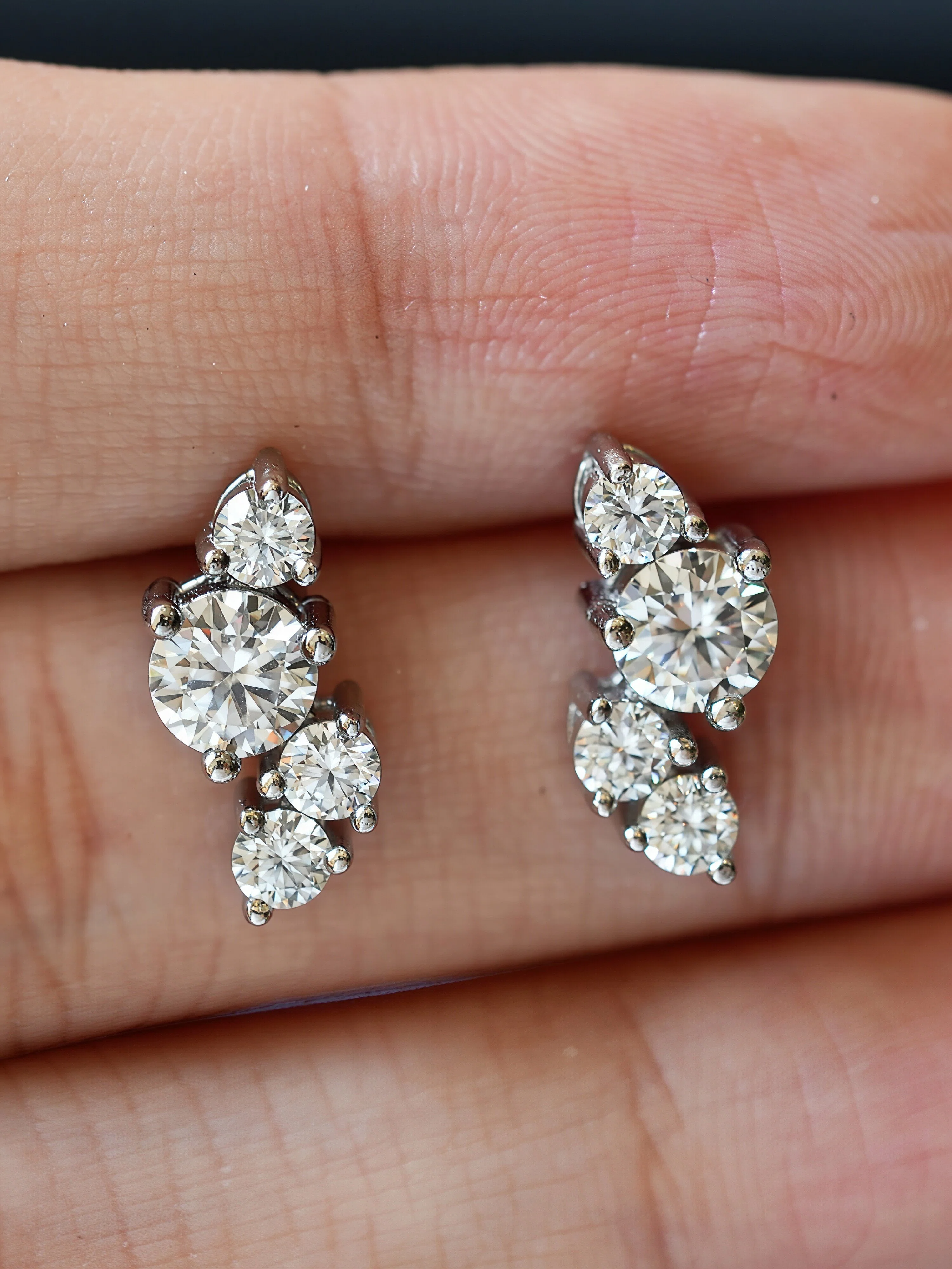 Collide Moissanite Studs