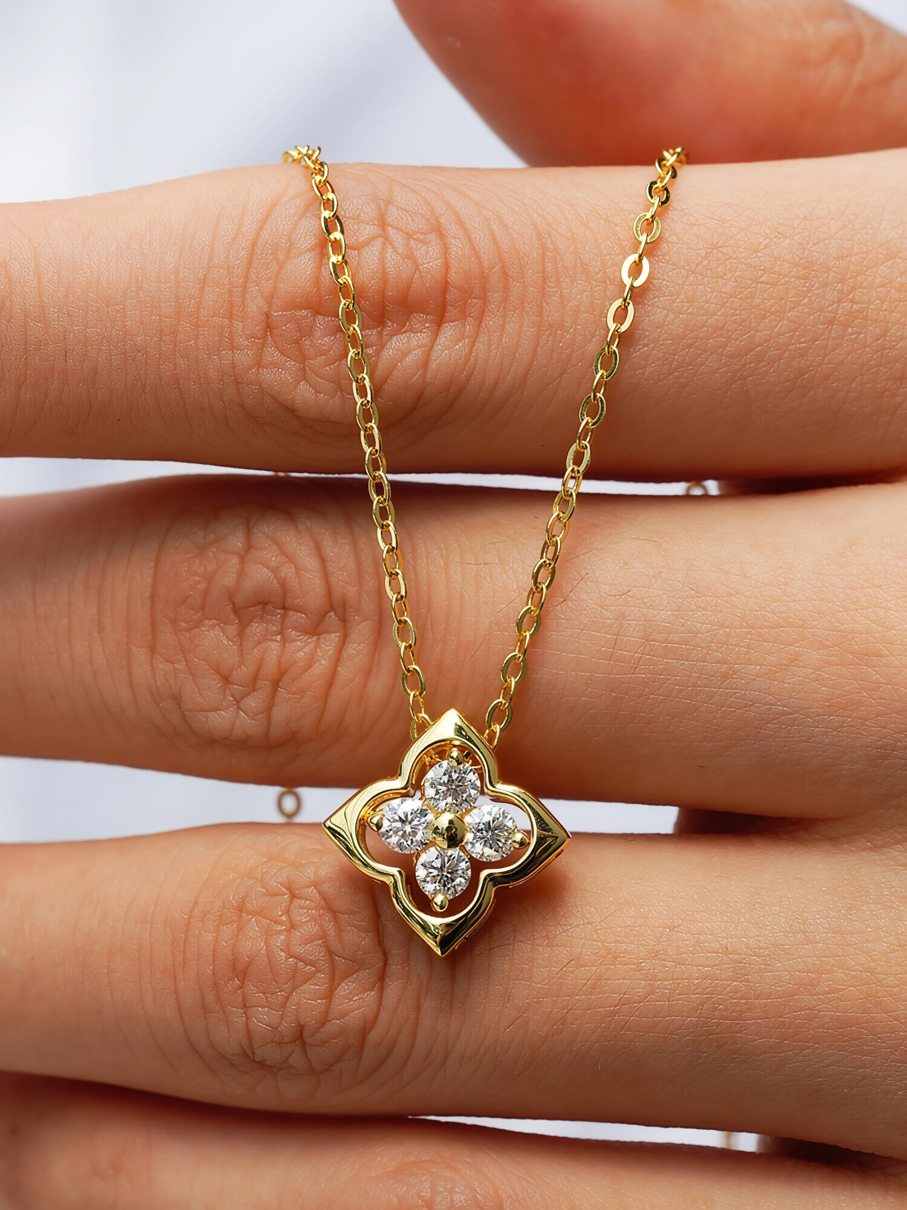 Triumph Moissanite Necklace