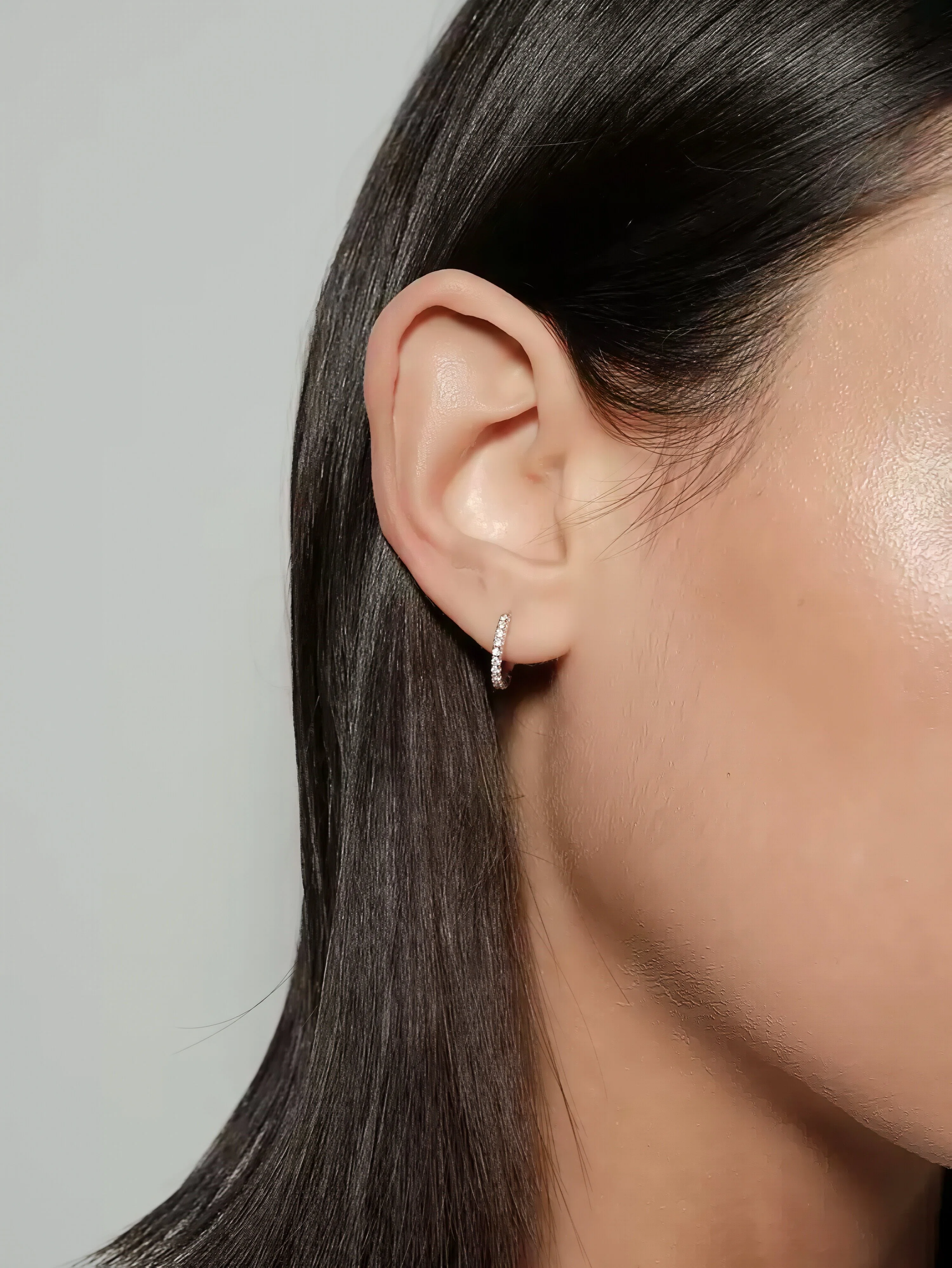 Promises Moissanite Hoops