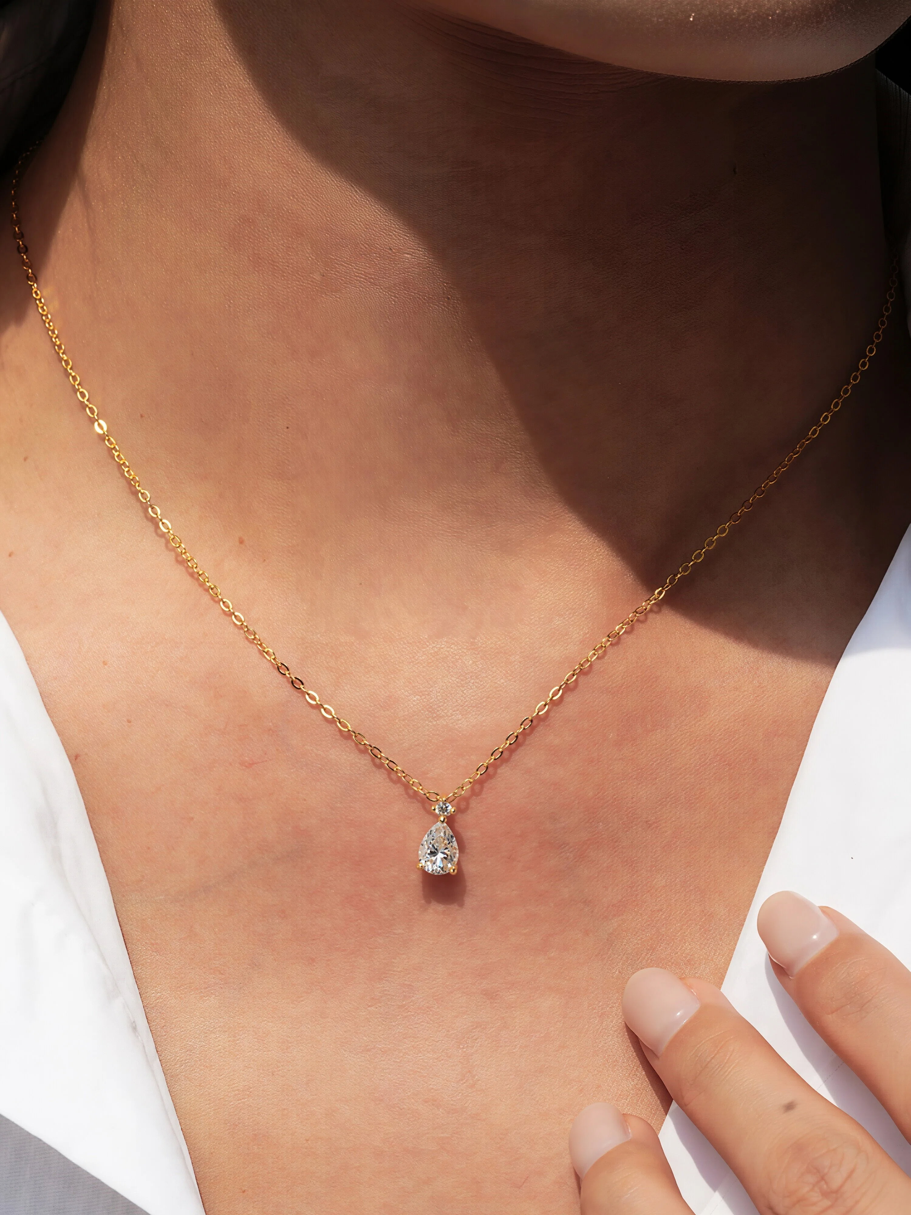 Jane Moissanite Necklace