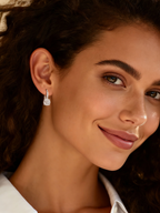 Daphné Moissanite Hoops