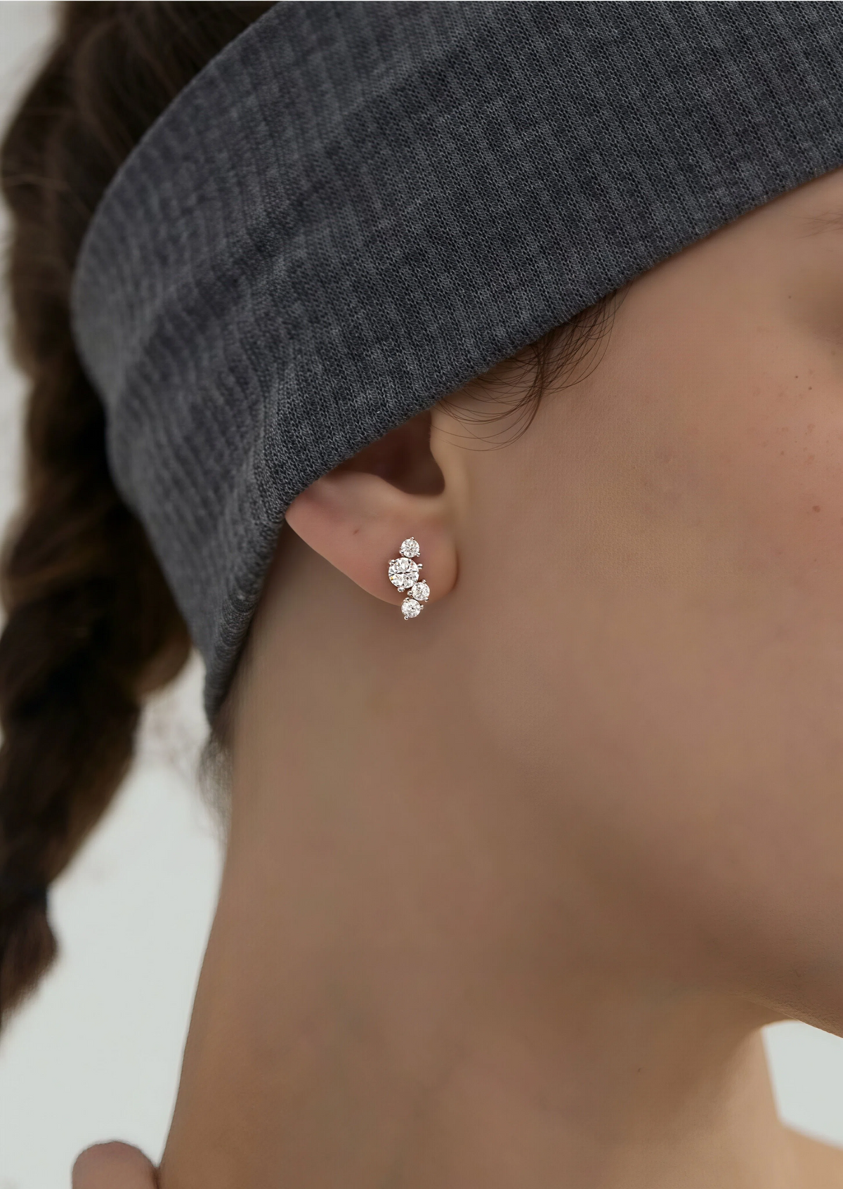 Collide Moissanite Studs