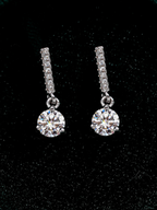 Bella Moissanite Earrings