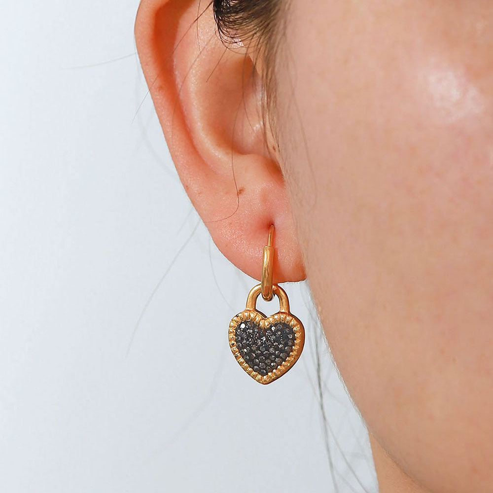 Sparkling Heartbeat Earrings