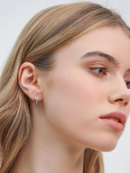 Boston Moissanite Hoops