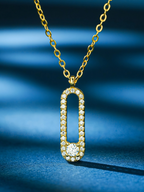 Luna Moissanite Necklacce