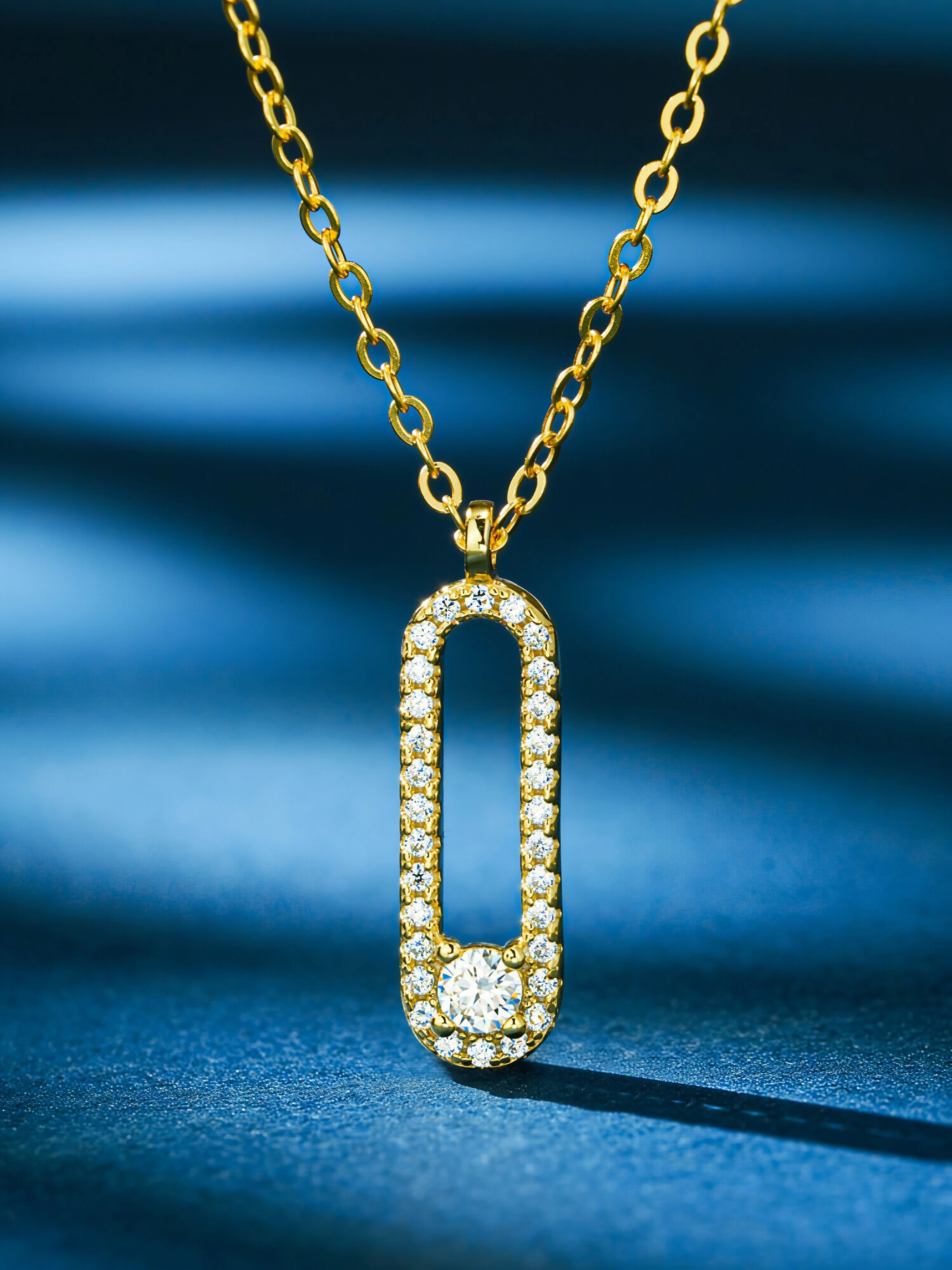 Luna Moissanite Necklacce