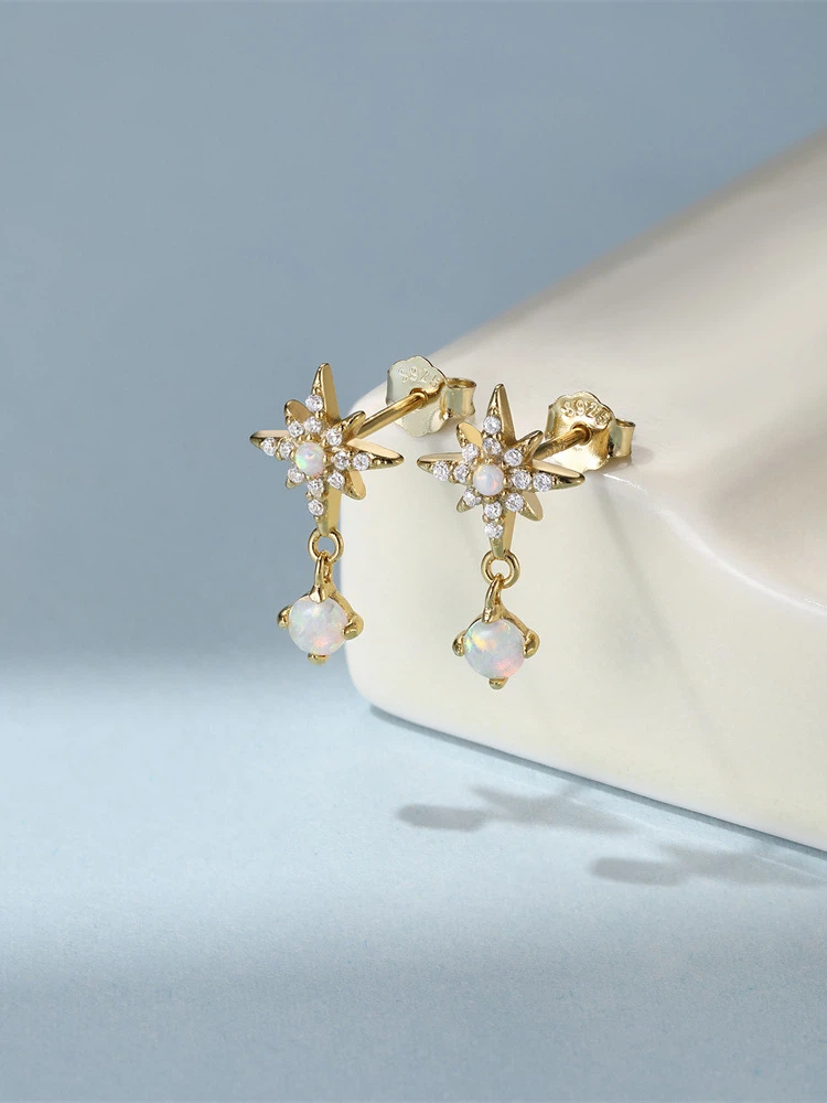 Stellar Opal Earrings