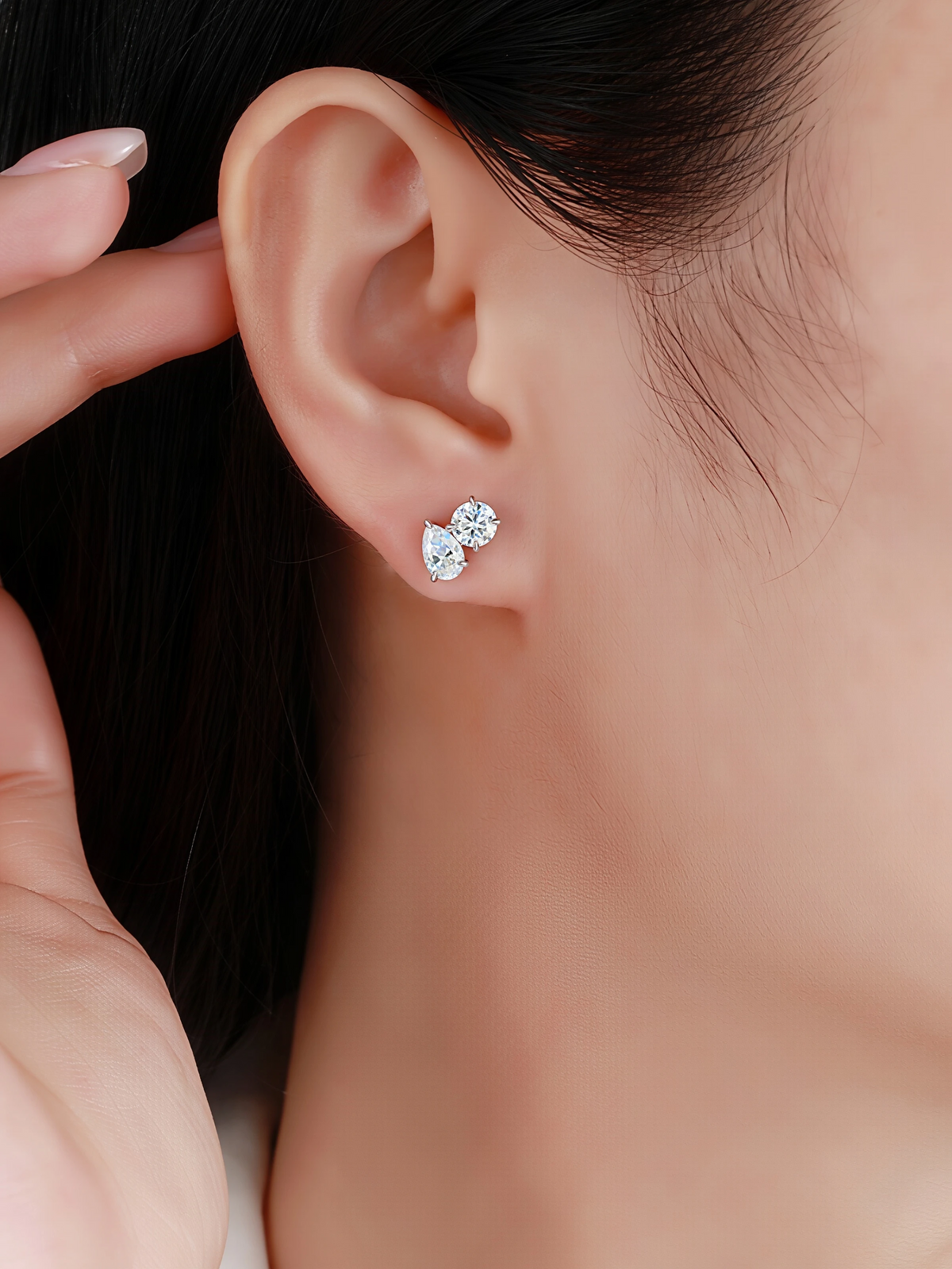 Noé Toi Et Moi Moissanite Studs