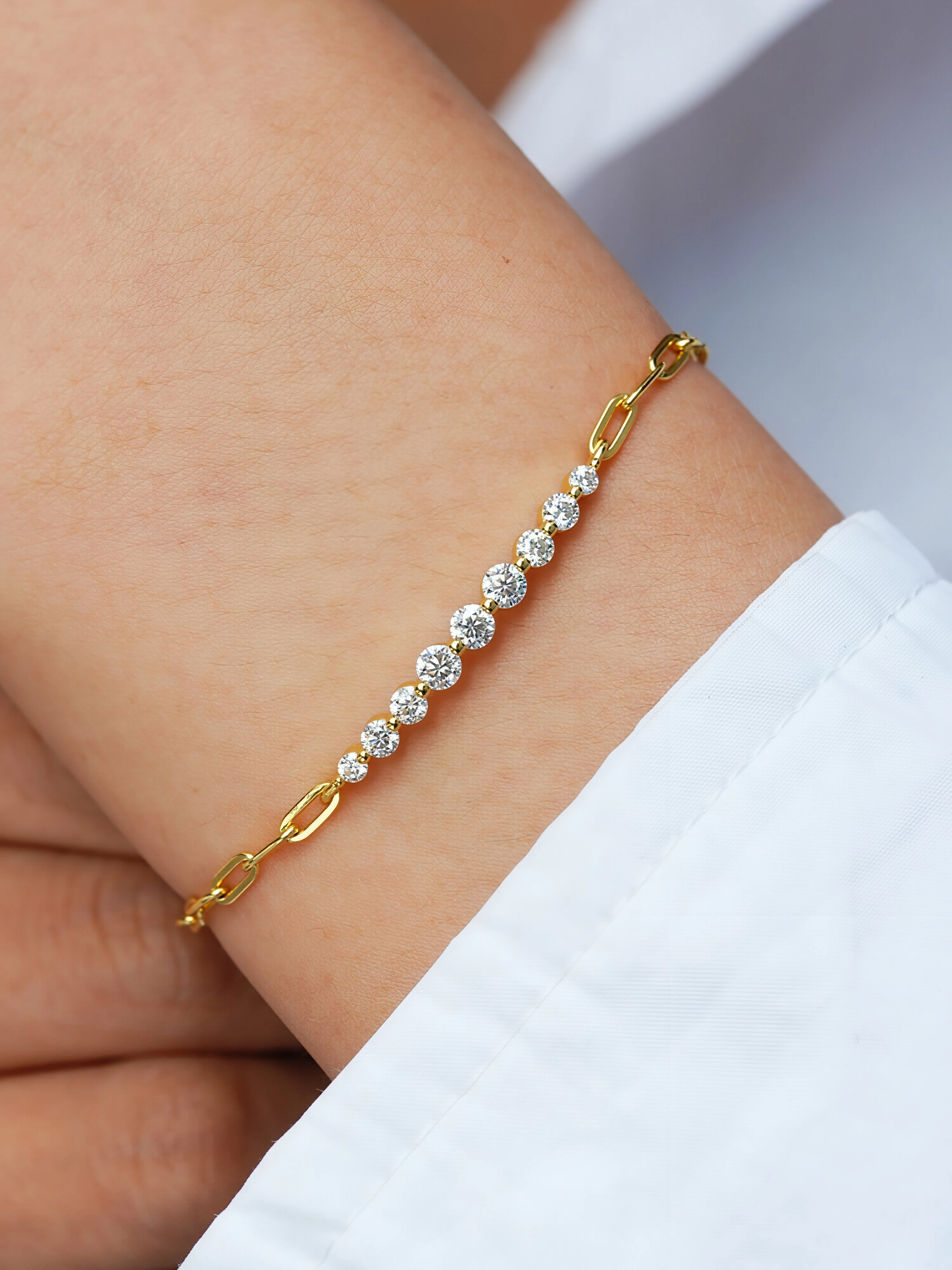 Moonlight Moissanite Bracelet