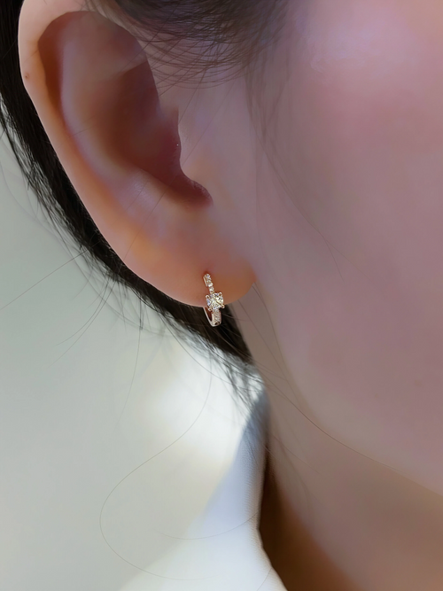 Obsessed Moissanite Hoops